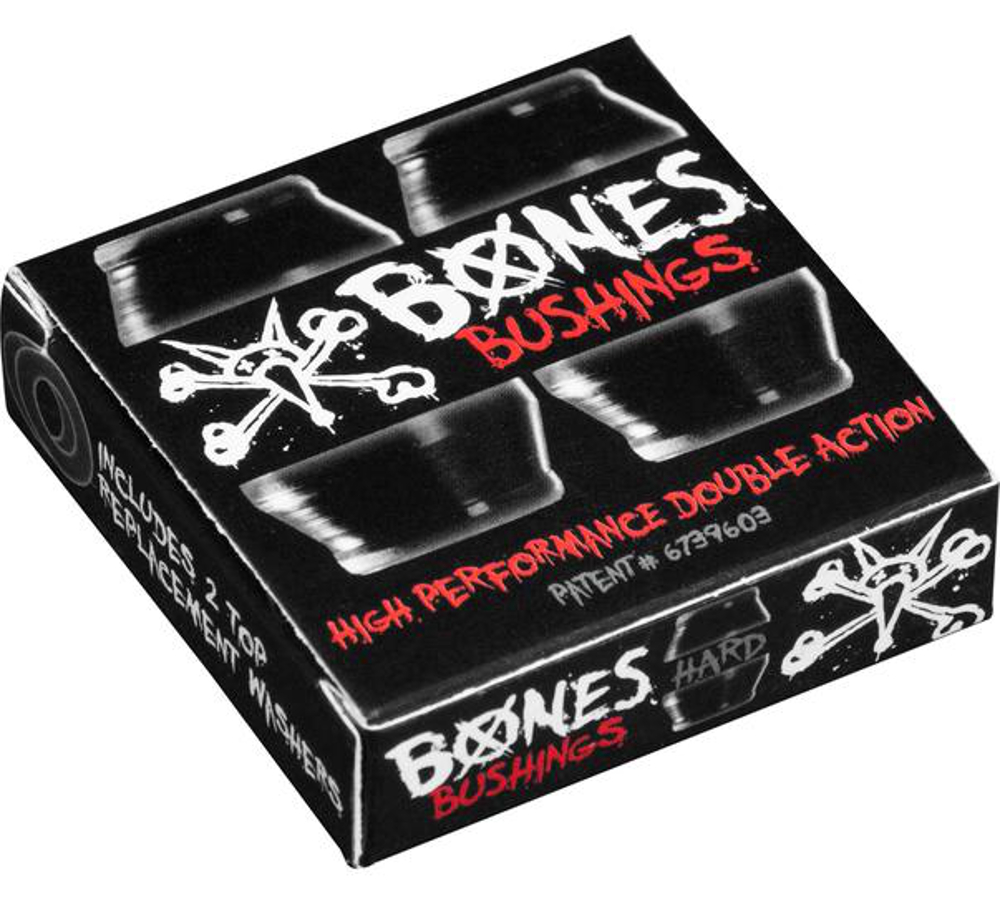 Bones Hardcore Bushings Black 96A Hard - SET
