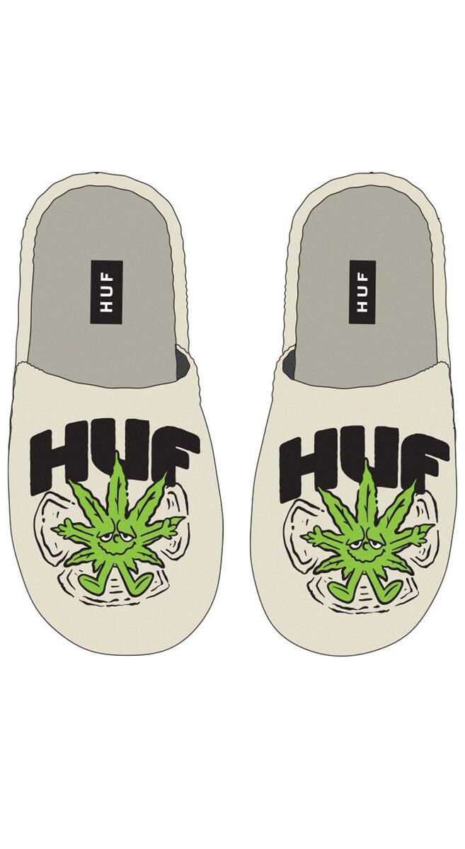 HUF Snow Angel Fuzzy Slipper - natural HUF Snow Angel Fuzzy Slipper - natural