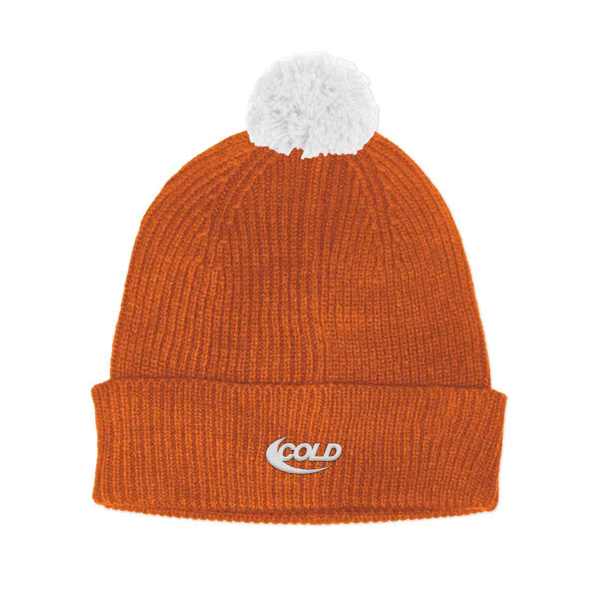 The Dudes Cold Homeslice Pompom Beanie - harvest pumpkin The Dudes Cold Homeslice Pompom Beanie - harvest pumpkin
