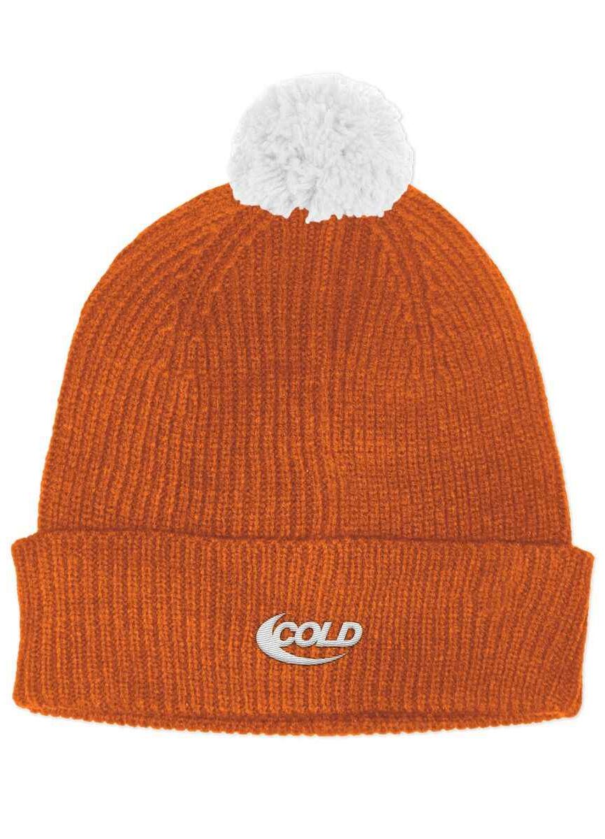 The Dudes Cold Homeslice Pompom Beanie - harvest pumpkin The Dudes Cold Homeslice Pompom Beanie - harvest pumpkin