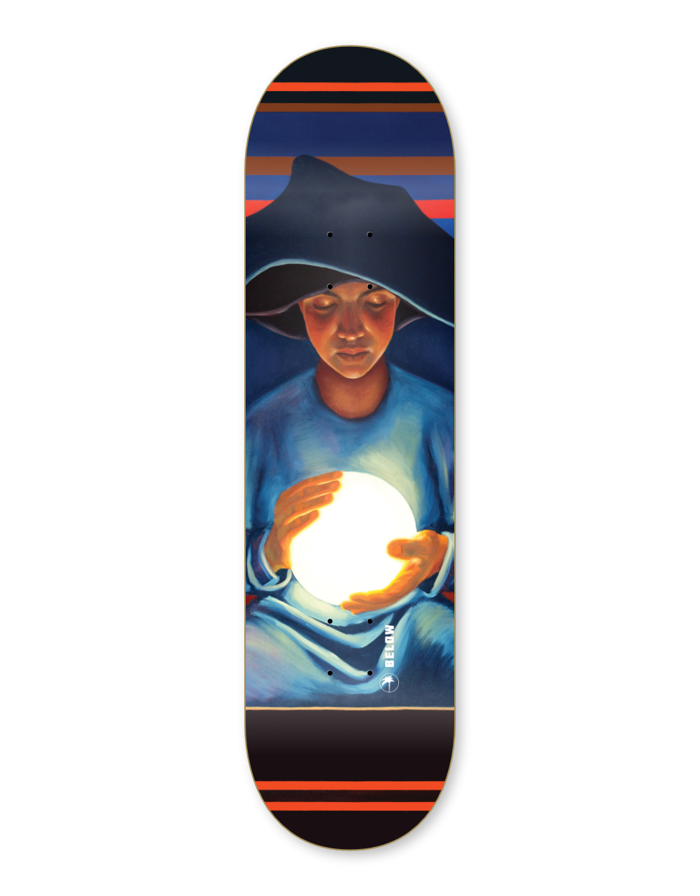 Below Skateboards The Glow Skateboard Deck 8.75