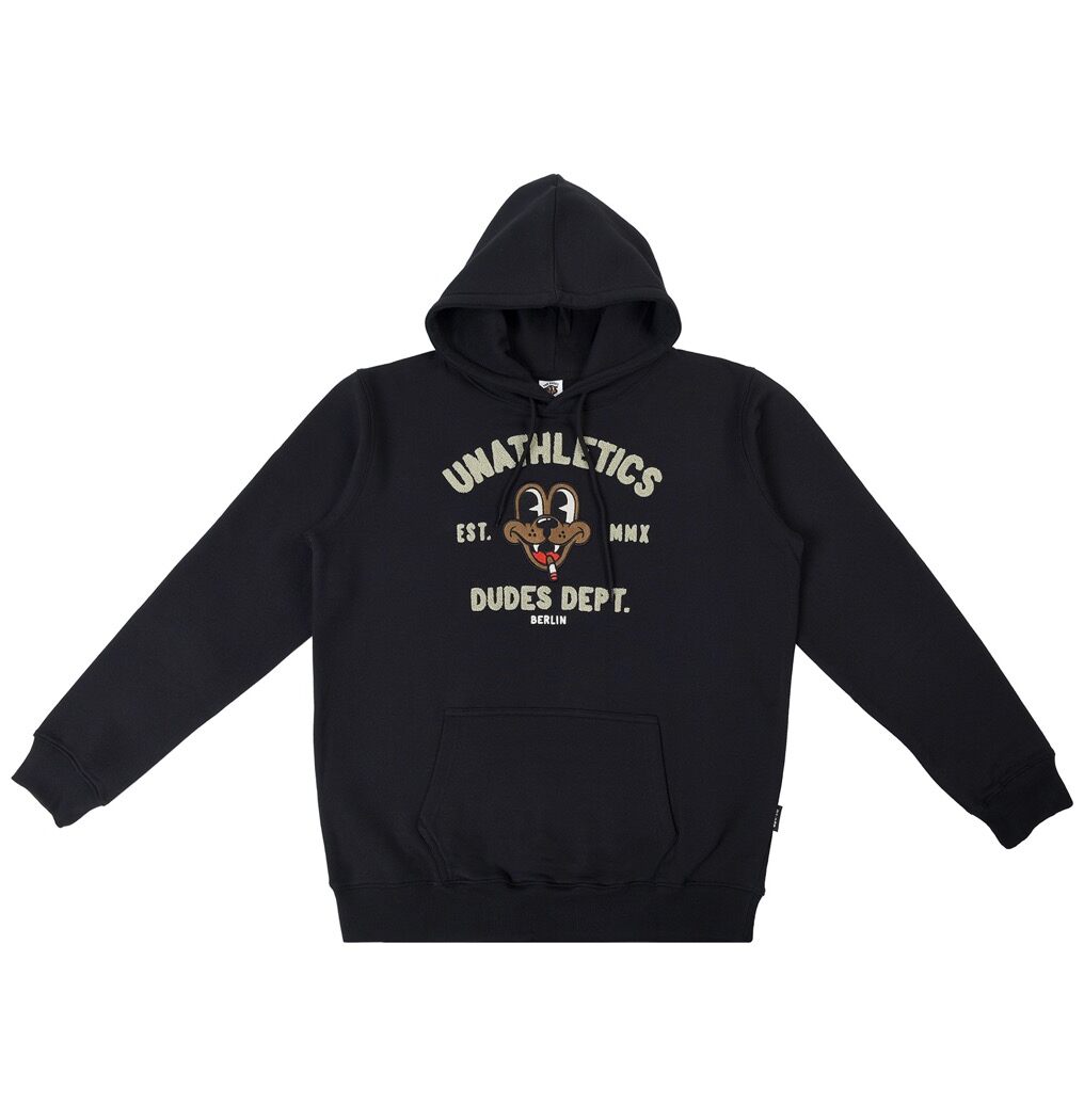 The Dudes Unathletics Dept. Hoody - black XS