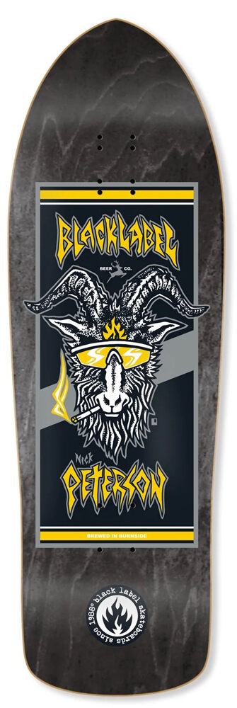 16710025-1 Black-Label Skateboard Deck Peterson Burnside Brew 10,25