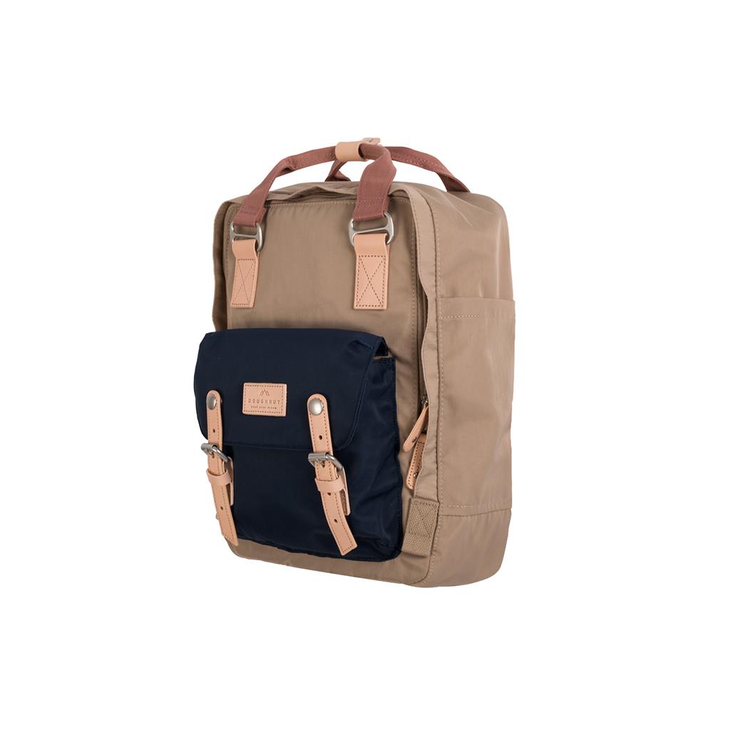 Doughnut Macaroon Rucksack - almond x nautical
