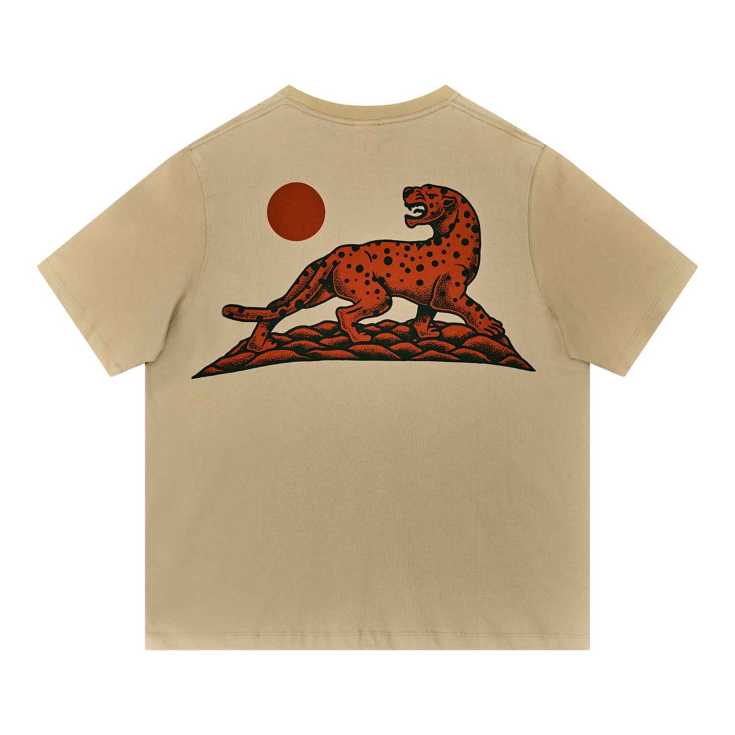 The Dudes Marea Jaguar T-Shirt - almond milk XXXL