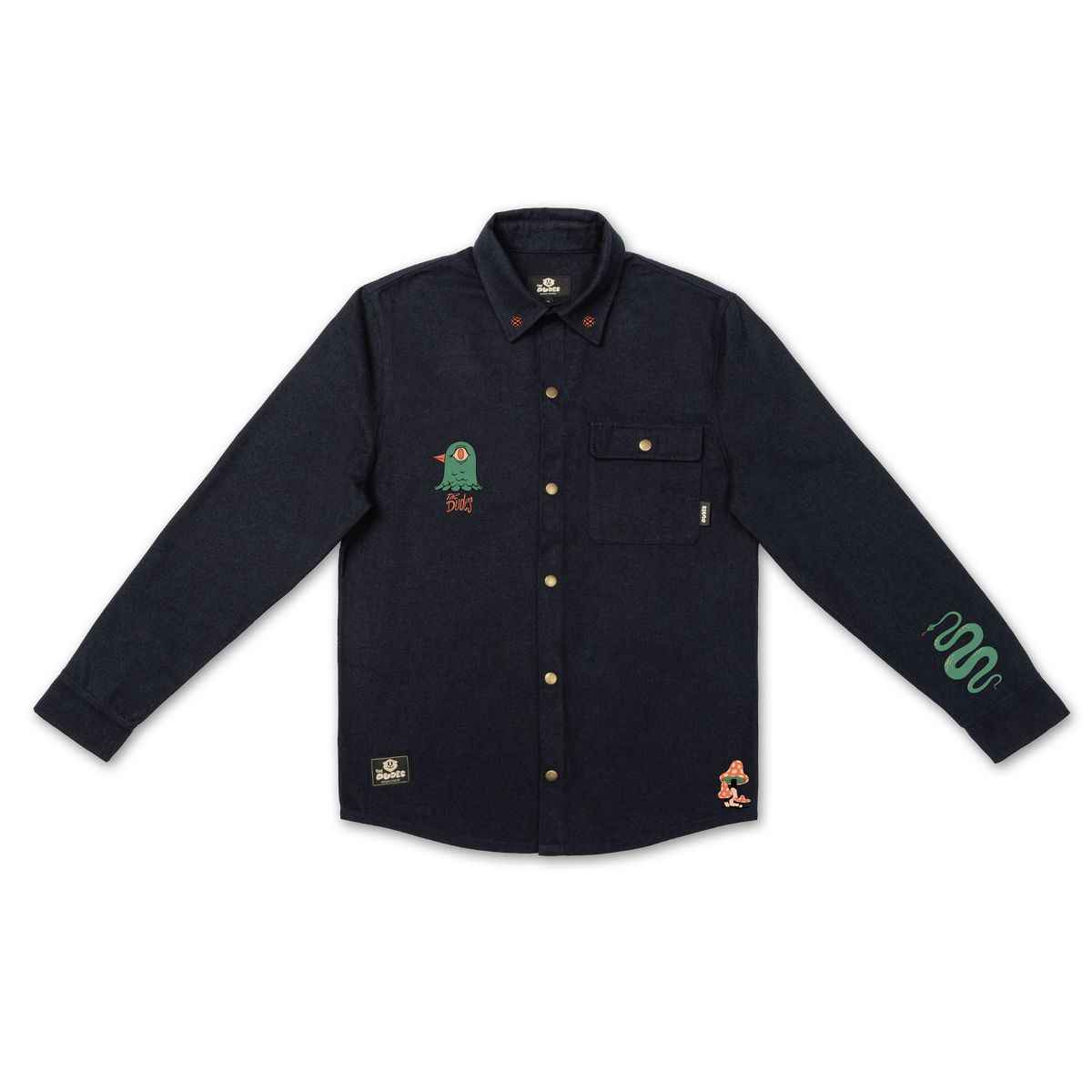 The Dudes European Fantasy Overshirt Chuck Premium - black The Dudes European Fantasy Overshirt Chuck Premium - black L