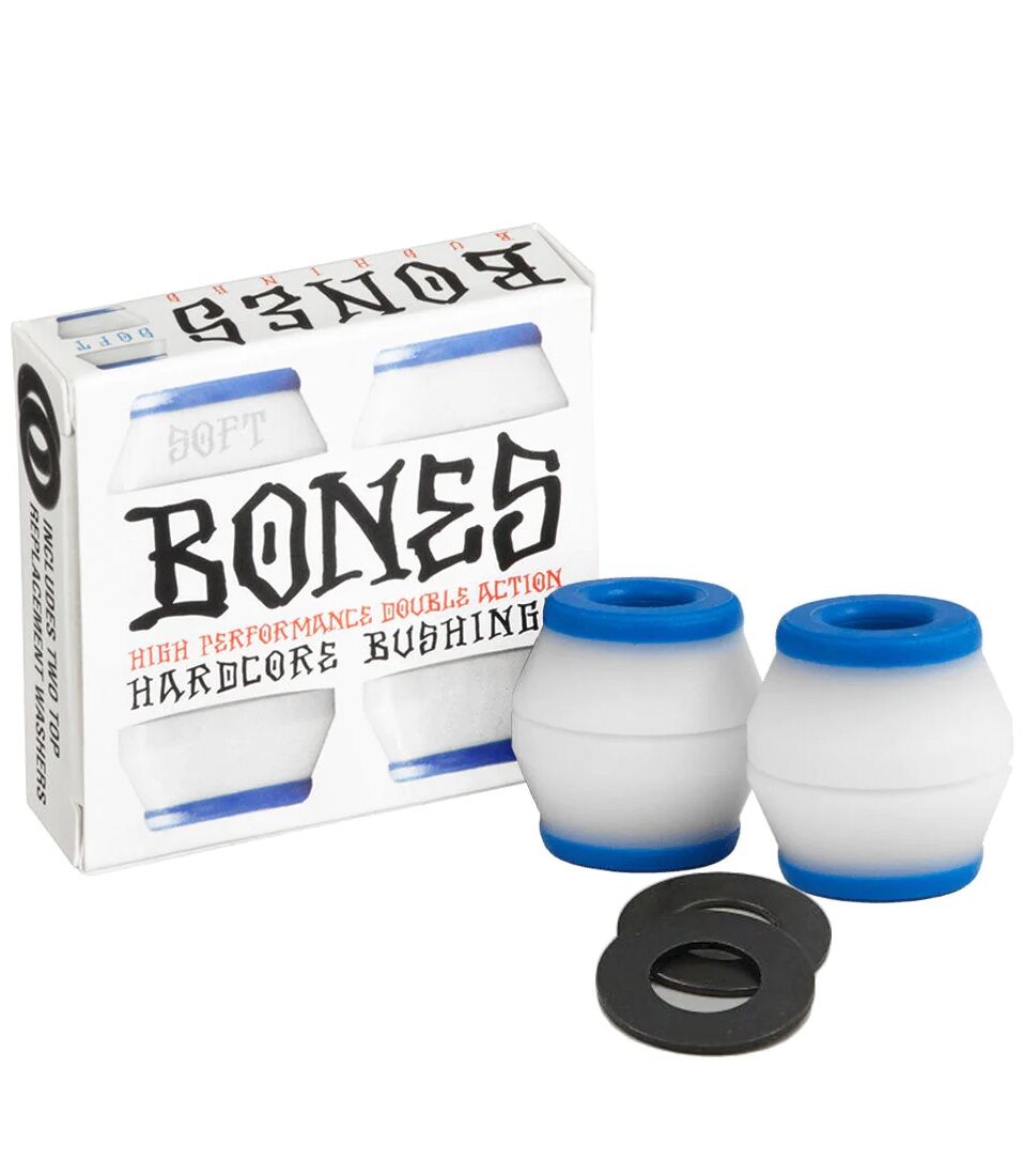 Bones Hardcore Bushings White 81A Soft - SET