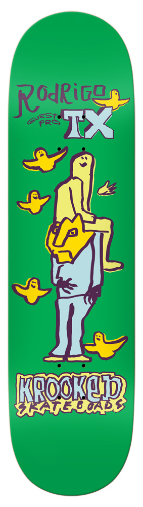 Krooked Skateboard Deck Rodrigo TX Kastle 8,06