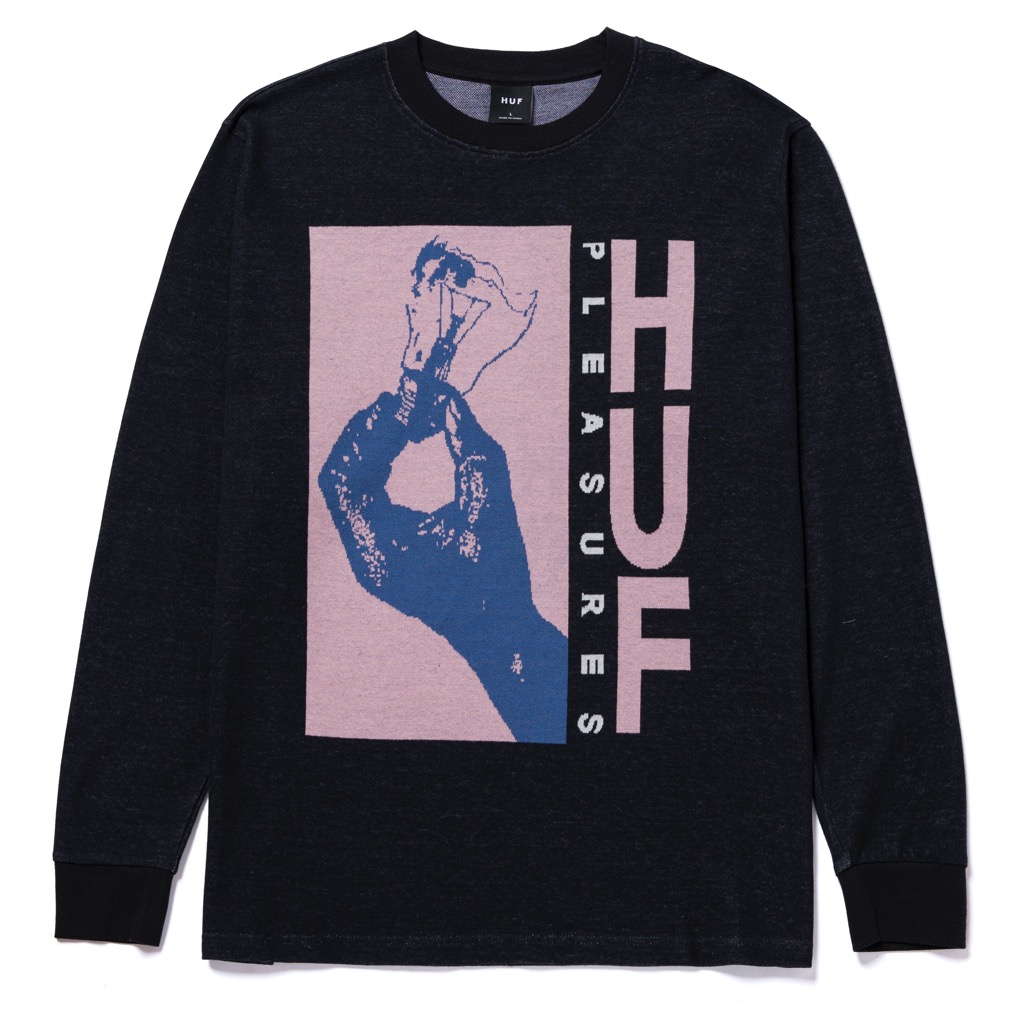 HUF Light Up Jacquard Longsleeve black XXL HUF Light Up Jacquard Longsleeve black XXL