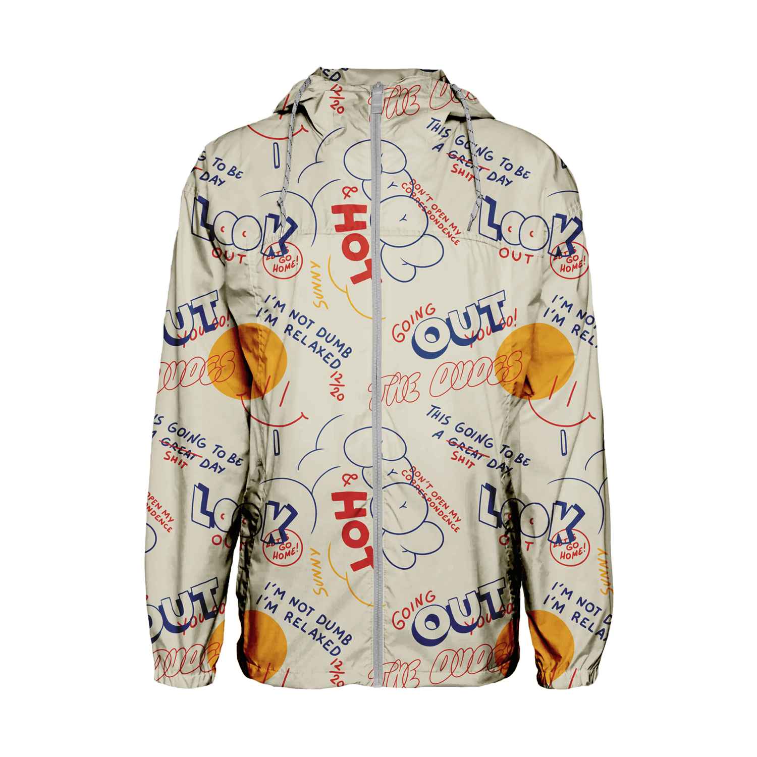 The Dudes Hot & Cool Windbreaker - Multicolor XXXL
