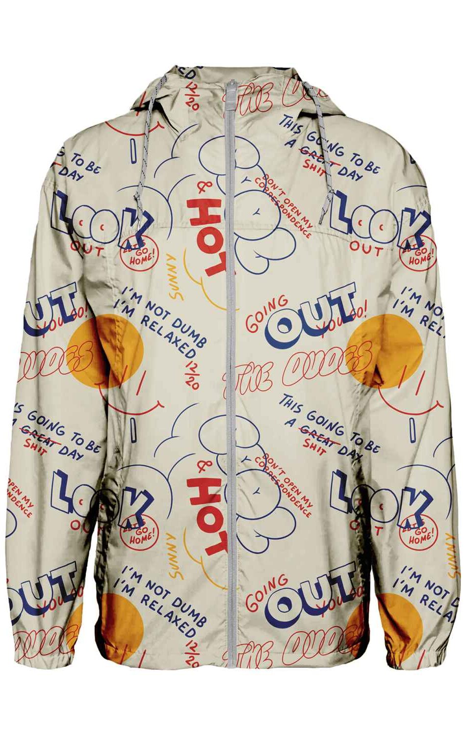 10049862-1 The Dudes Hot & Cool Windbreaker - Multicolor XXXL