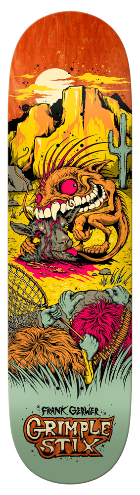 Anti Hero Skateboard Deck Gerwer Grimplestix Gryptids 8,25