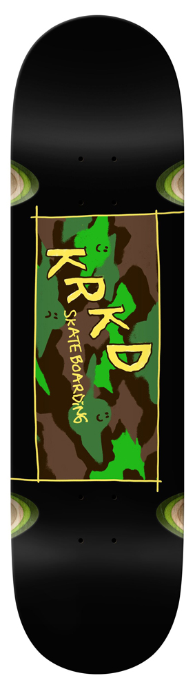 Krooked Skateboard Deck Kamo WW 8,25