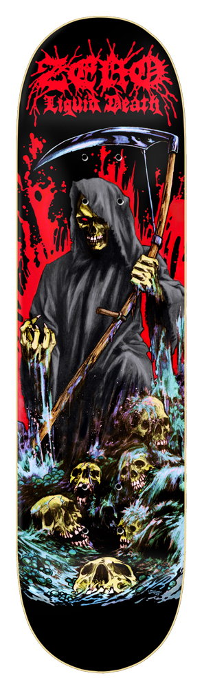 Zero Skateboard Deck Arunski Liquid Death 8,25
