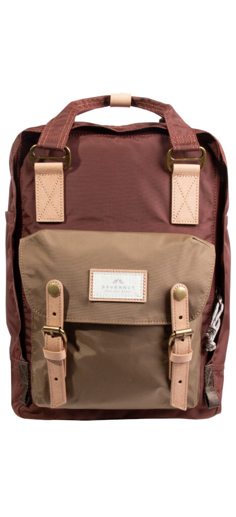 Doughnut Macaroon Jungle Series Rucksack - maroon x khaki