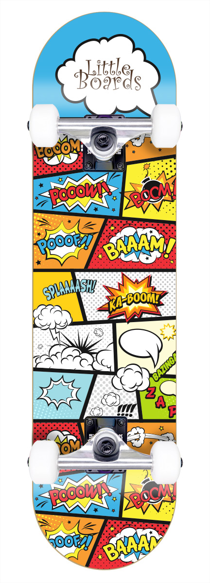 Little Boards "Cartoon" Kinder-Skateboard 7.0