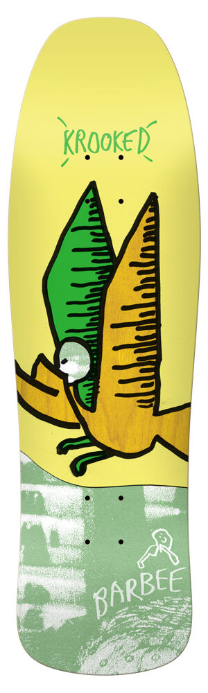 Krooked Skateboard Deck Barbee Flight 9,50 Krooked Skateboard Deck Barbee Flight 9,50