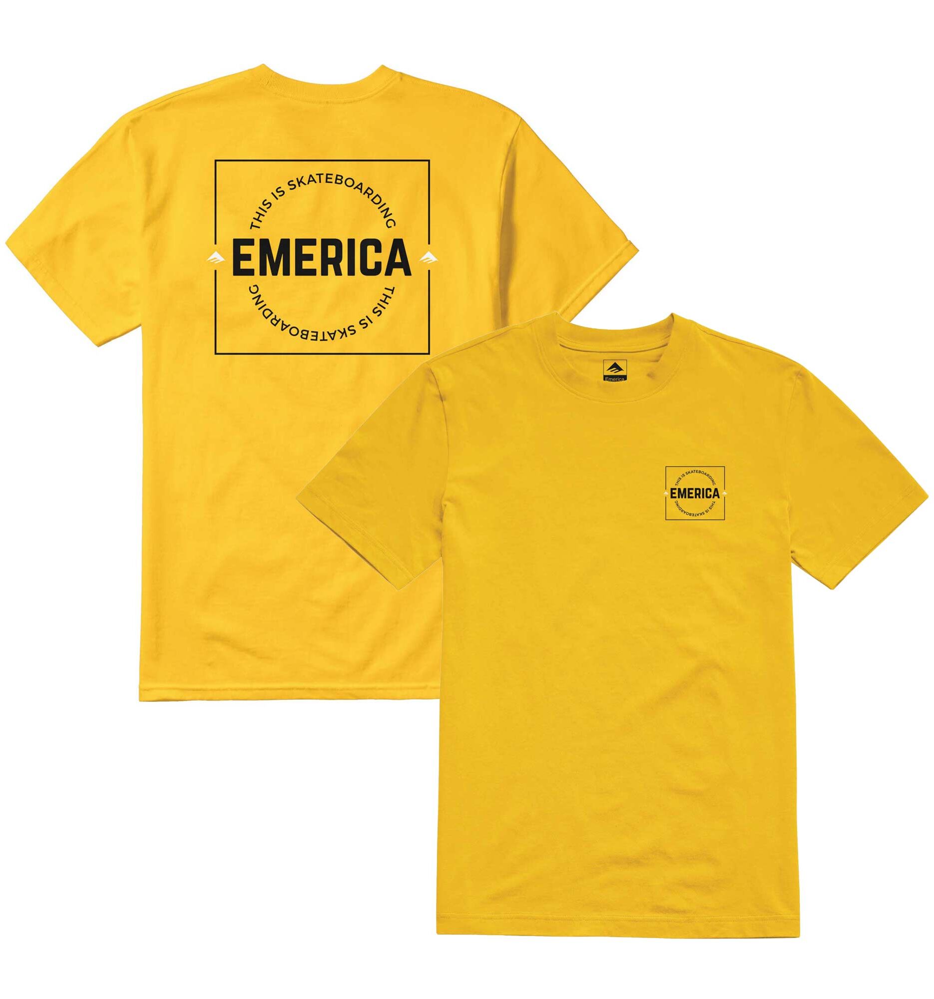 EMERICA T-Shirt STATEMENT gold EMERICA T-Shirt STATEMENT, gold M