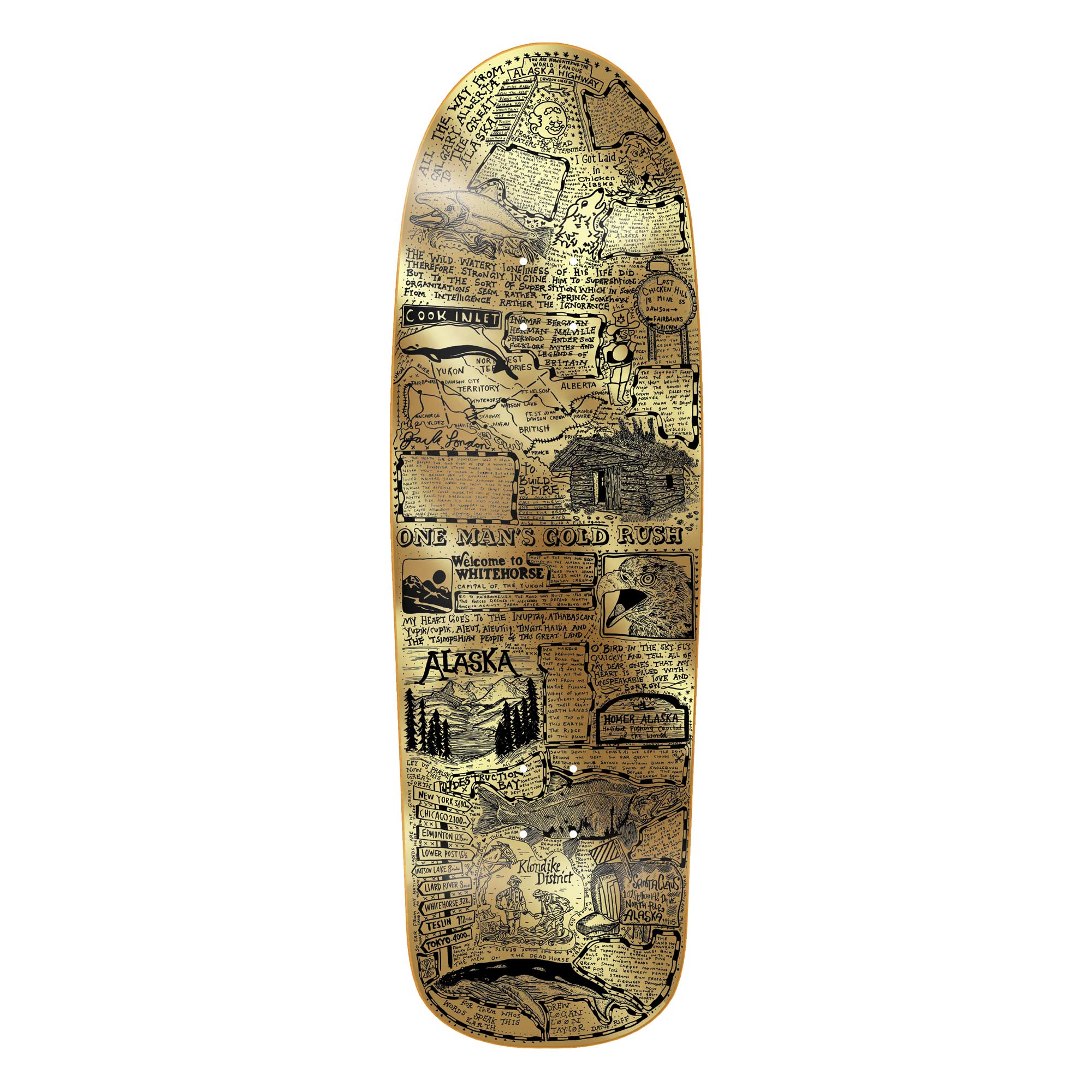 HEROIN Deck GOLD RUSH CQ 10.0, assorted 10.0