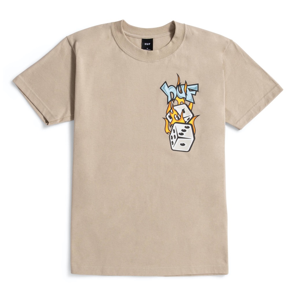 HUF Dicey T-Shirt - clay XXL