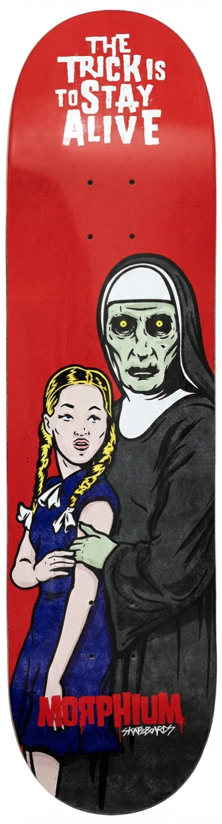 Morphium The Nun Skateboard Deck 7.87