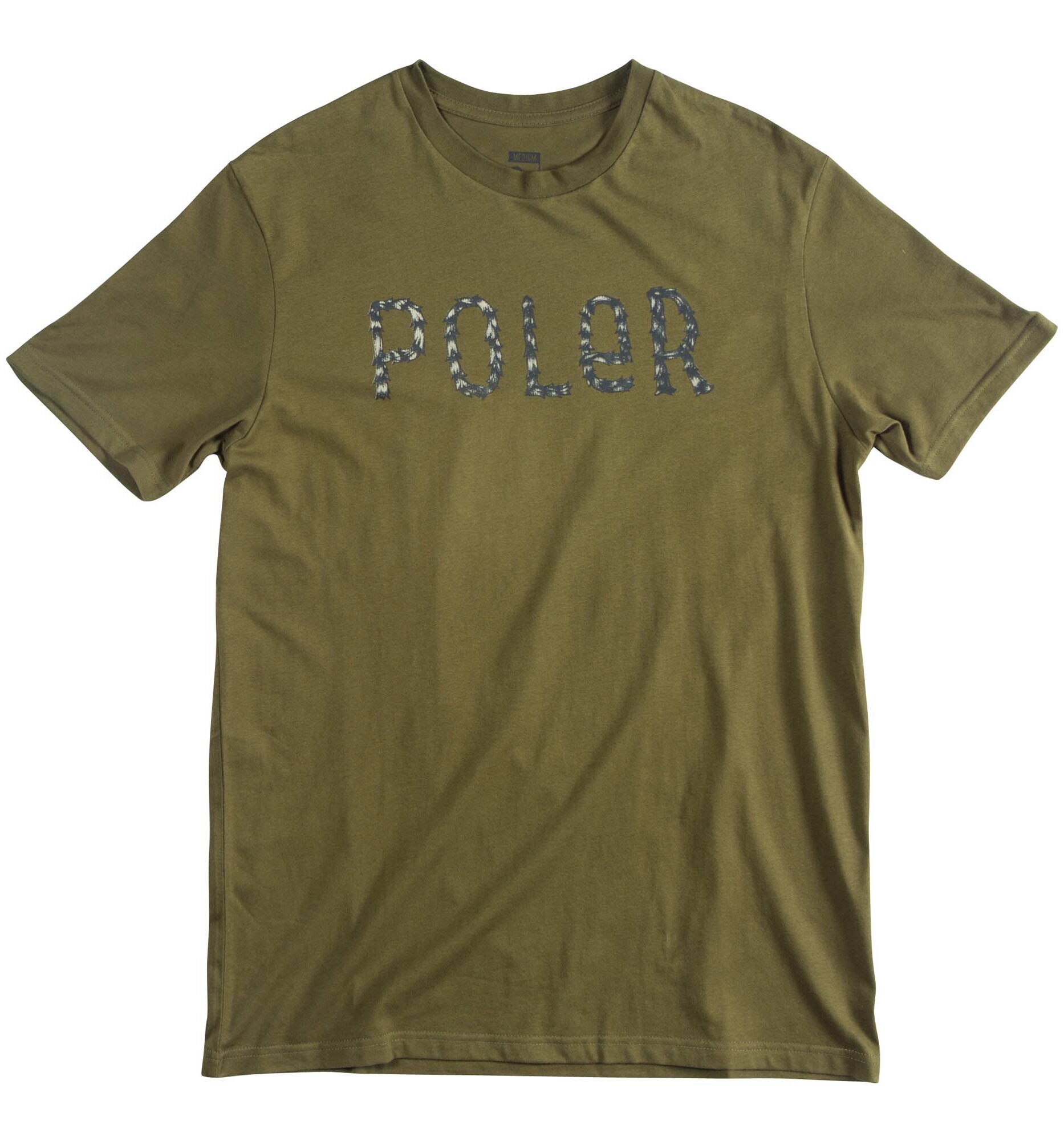 POLER T-Shirt FURRY FONT, mossy M