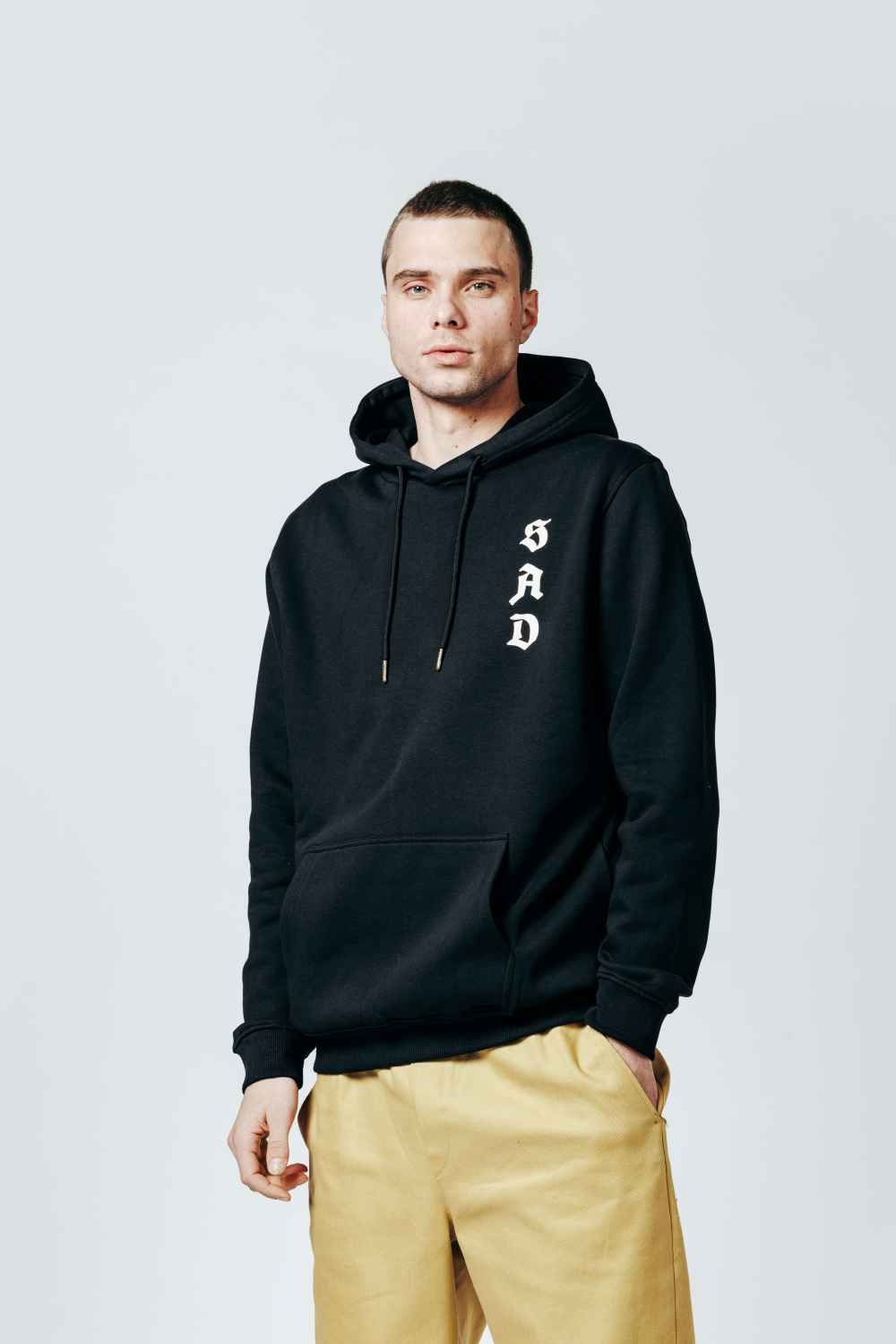 The Dudes Sad Classic Premium Hoody - Black XXXL