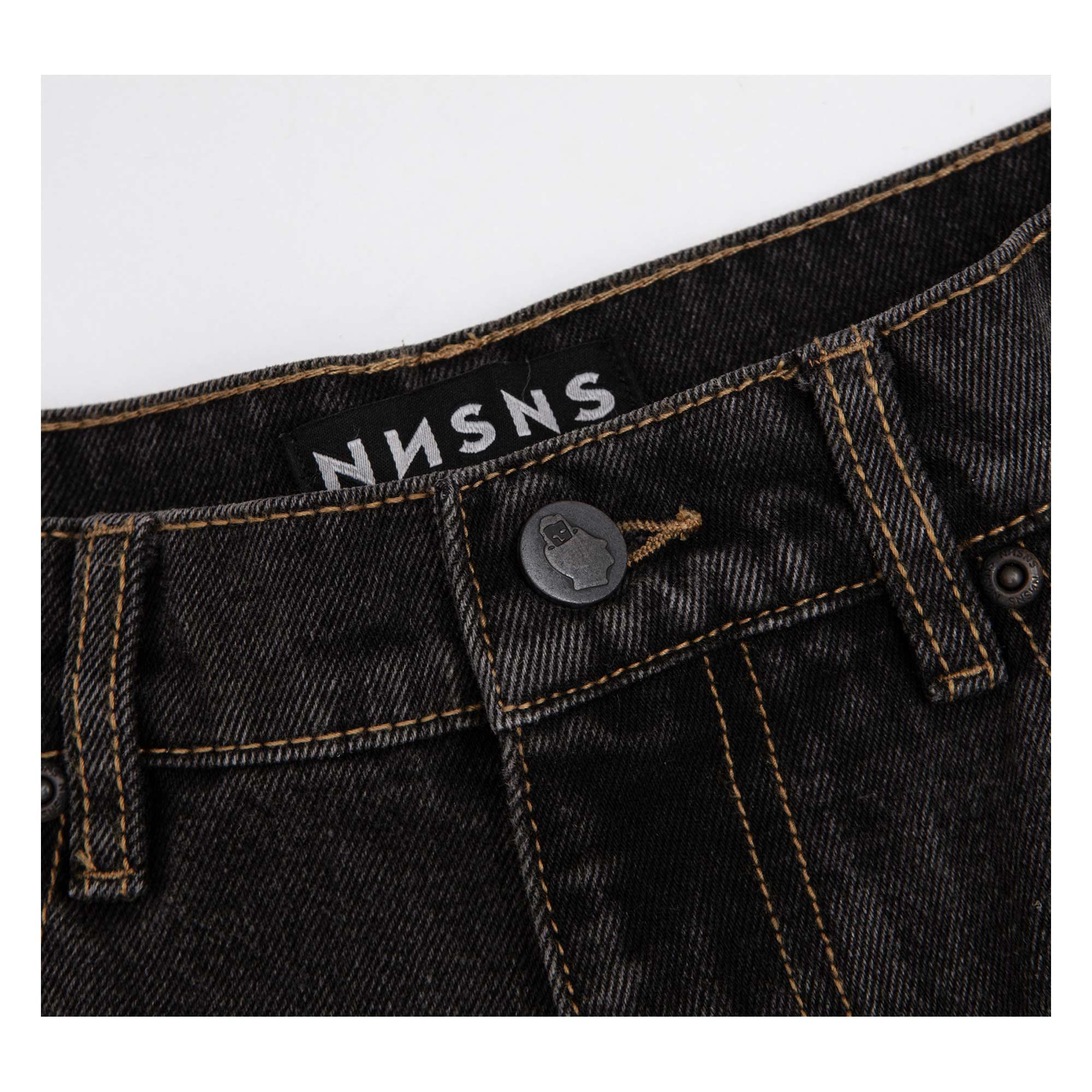 NNSNS Pant BIGGERFOOT DENIM, washed black 24/30