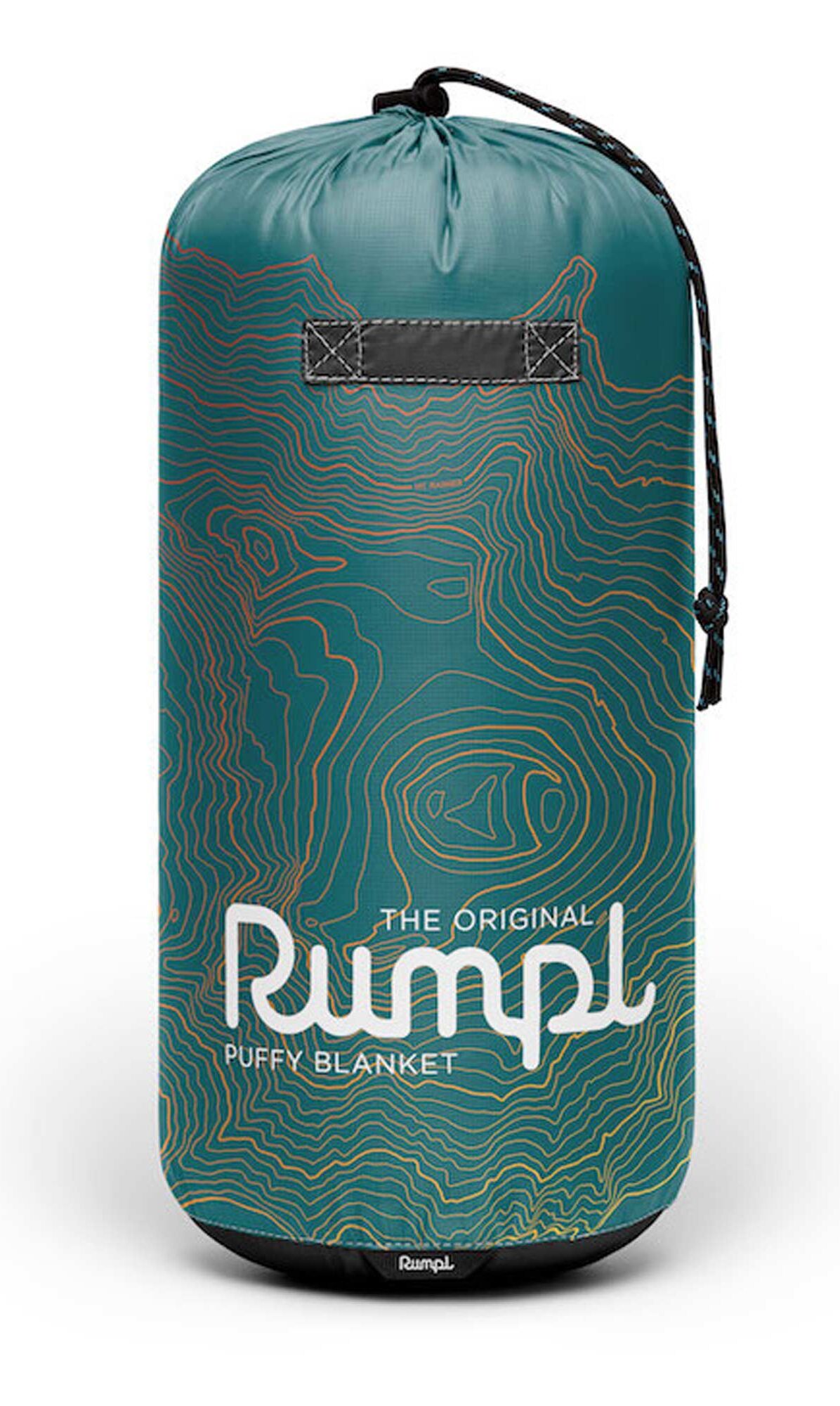 RUMPL Blanket ORIGINAL PUFFY PRINTED / 1 PERS, mt rainier - teal warm fade RUMPL Blanket ORIGINAL PUFFY PRINTED / 1 PERS, mt rainier - teal warm fade