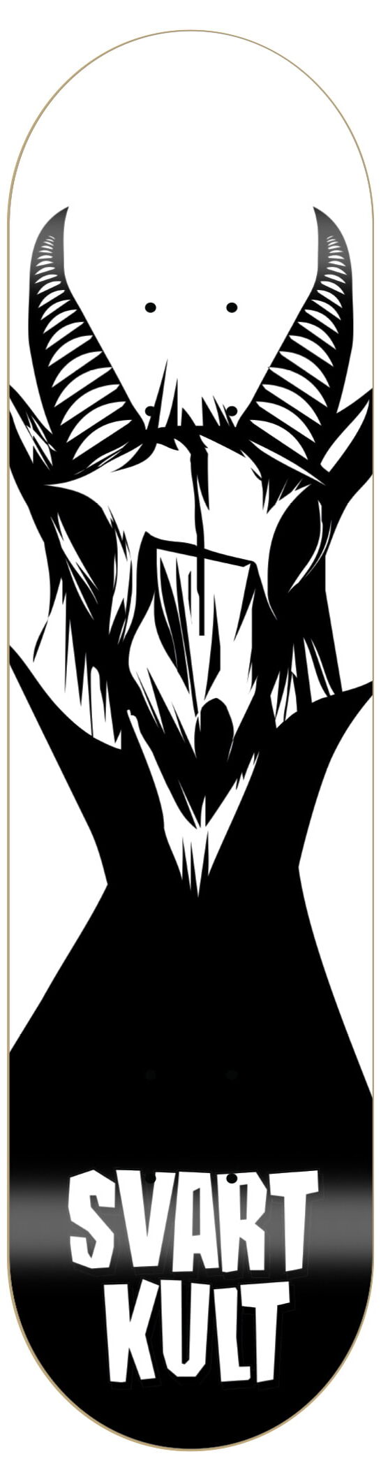 Black Kult Vrag Skateboard Deck Black Kult Vrag Skateboard Deck