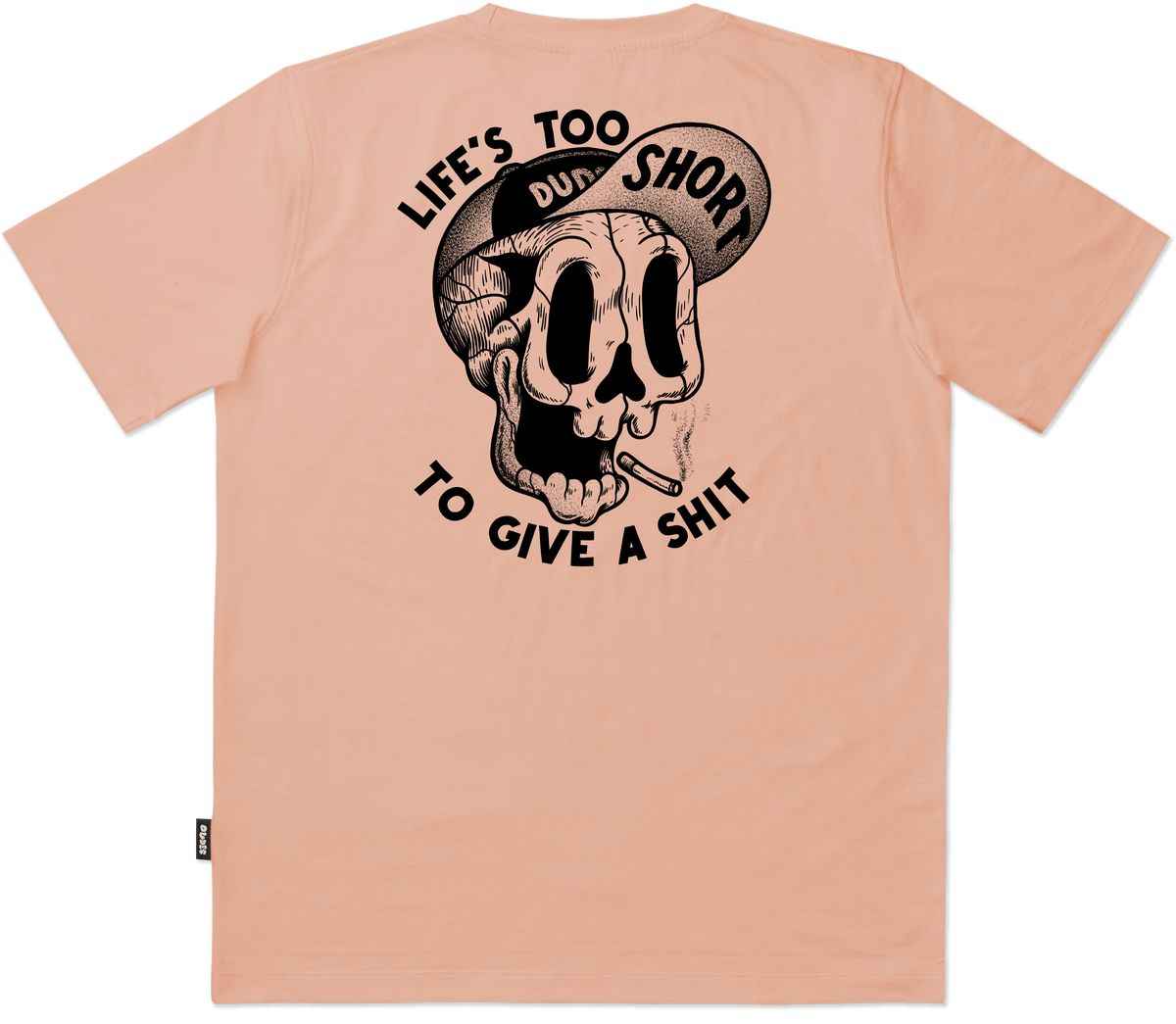 The Dudes Too Short Smokes Classic T-Shirt - fraiche peche XS
