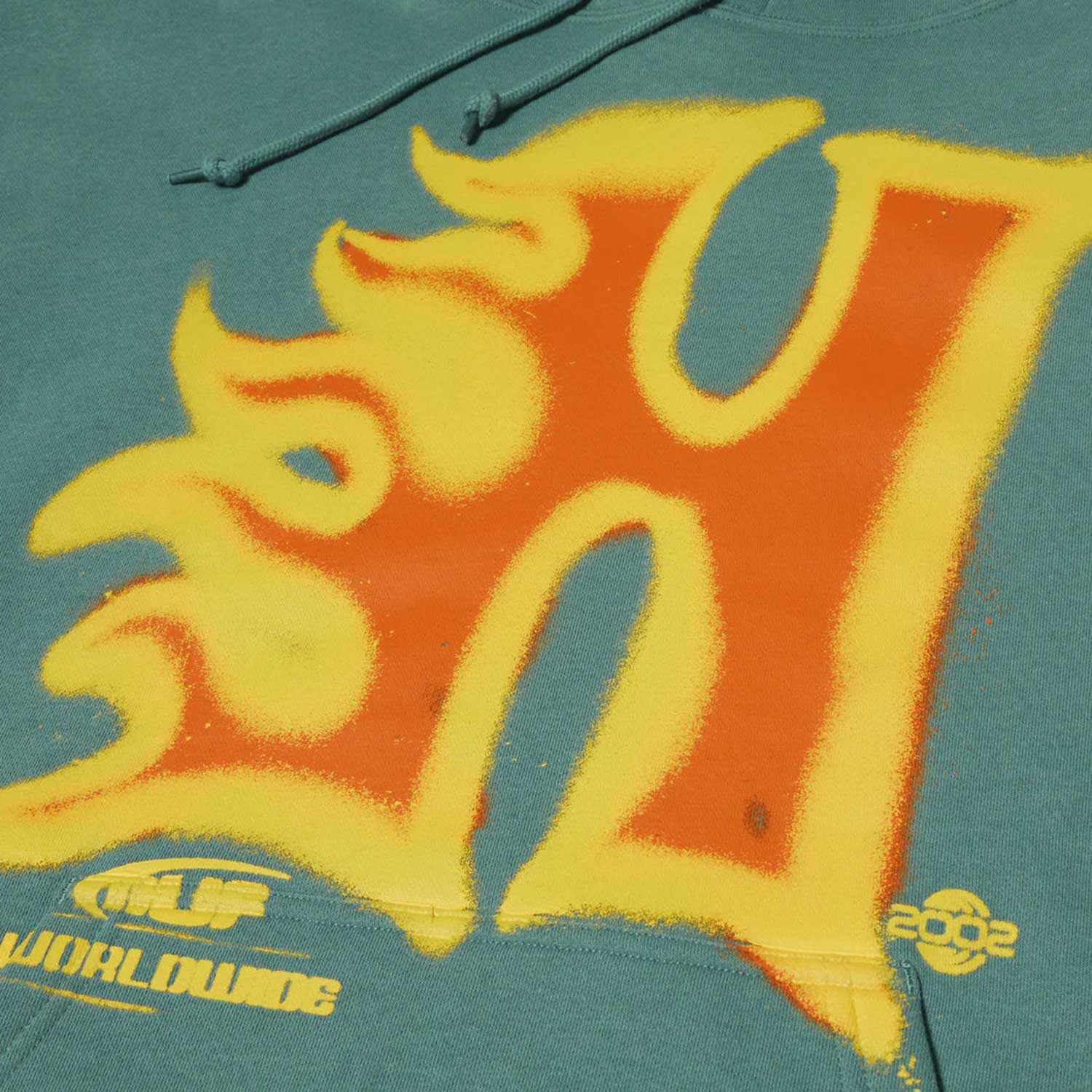 HUF Heat Wave Hoodie - sage XXL