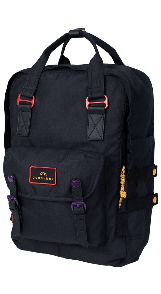 Doughnut Macaroon Large Happy Camper Series Rucksack - black Doughnut Macaroon Large Happy Camper Series Rucksack - black