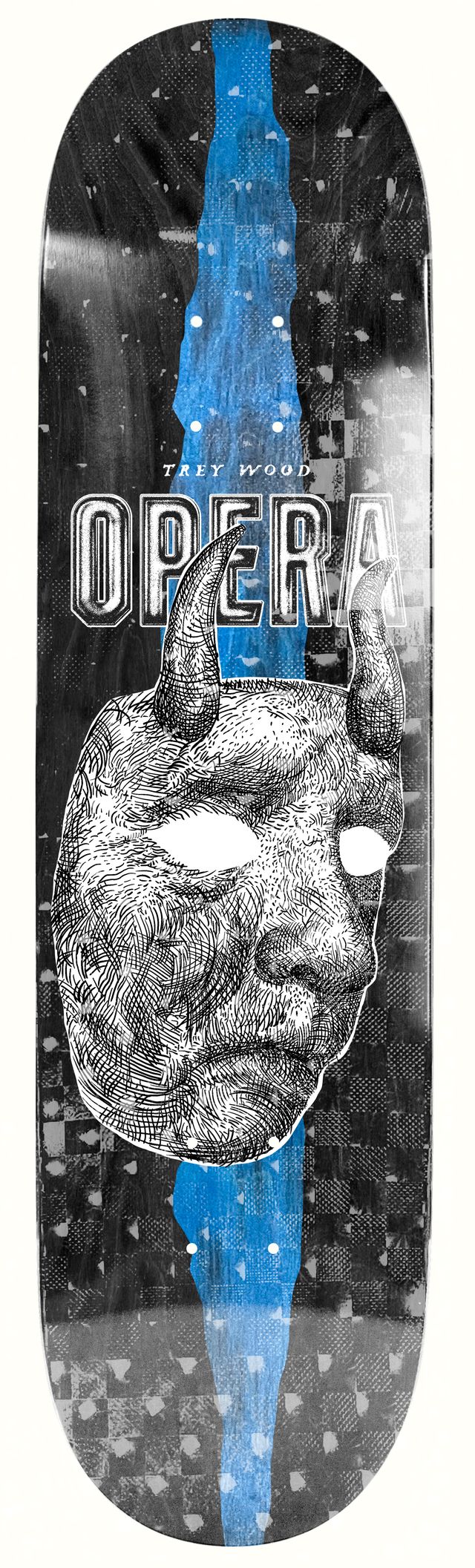 Opera Skateboard Deck Wood Horns 8,25