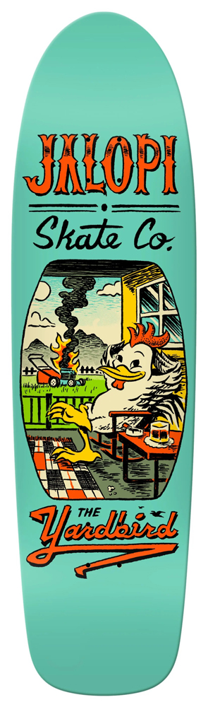 Anti Hero Skateboard Deck Team Jalopi Yardbird 9,81