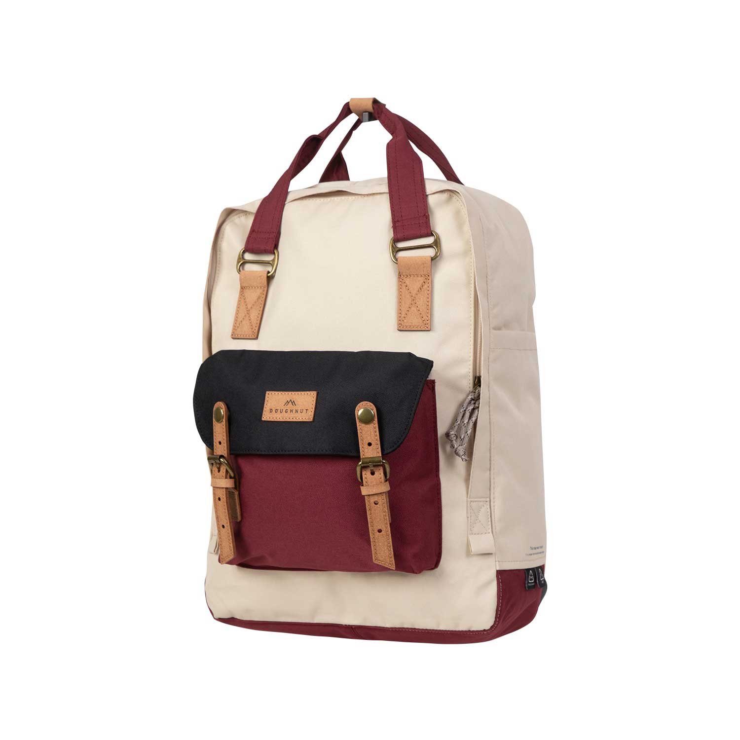 Doughnut Macaroon Large Reborn Series Rucksack - stone x wine
