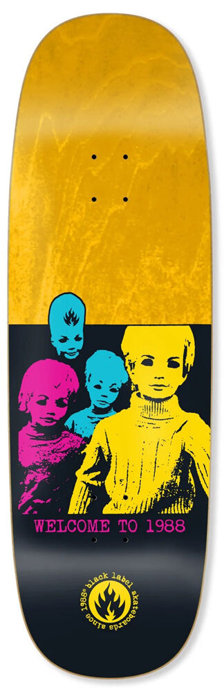 16710031-1 Black-Label Skateboard Deck Welcome To 1988 Colors 10,00