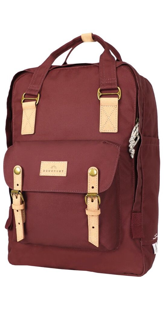 Doughnut Macaroon Large Reborn Rucksack - wine