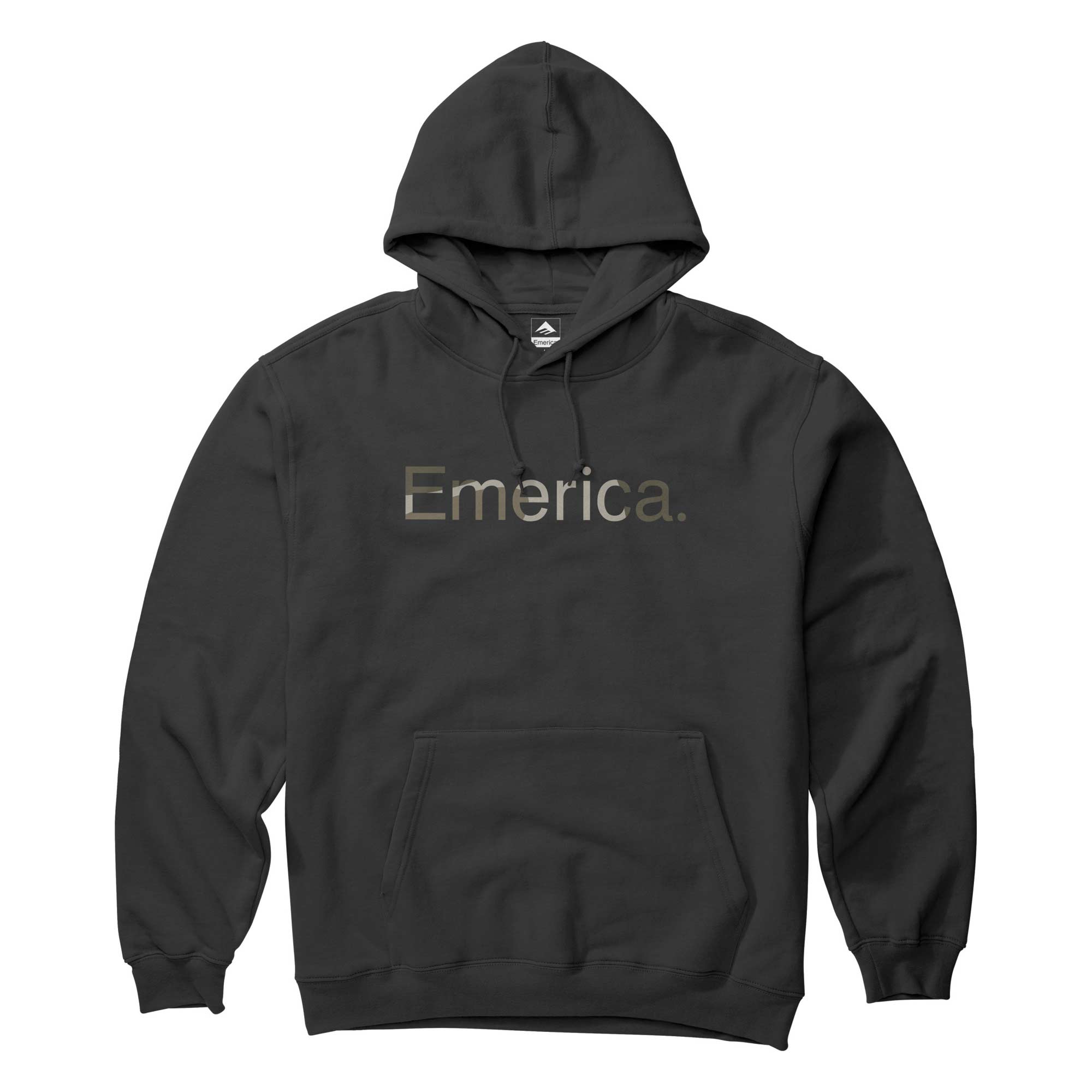 EMERICA Sweat PURE LOGO HOODIE noir/camo