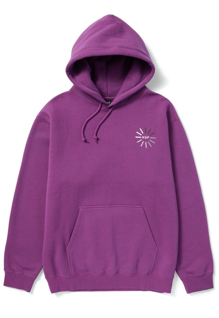 HUF Digital Domain Hoodie - grape XXL
