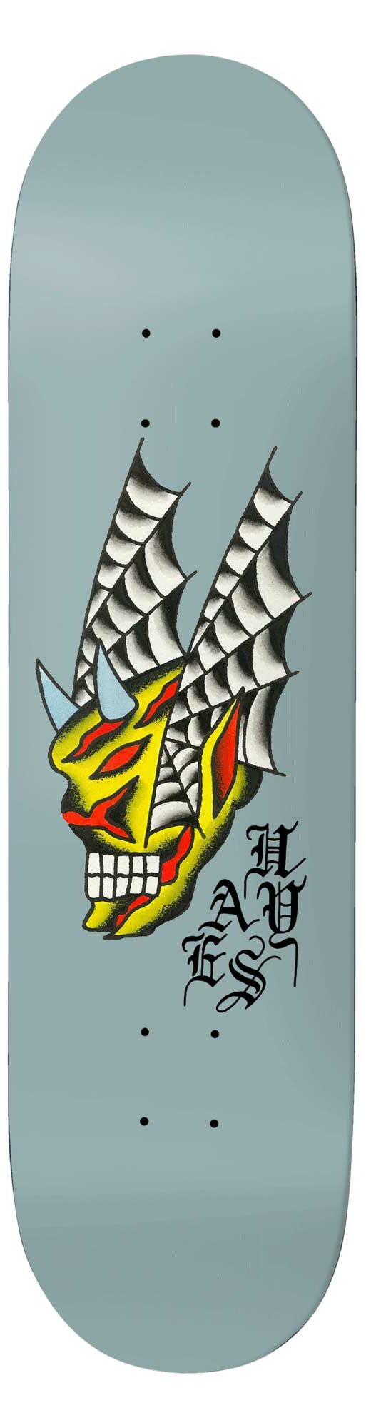 DEATHWISH Deck SEVEN TRUMPETS JH 8.5, blue 8.5 DEATHWISH Deck SEVEN TRUMPETS JH 8.5, blue 8.5