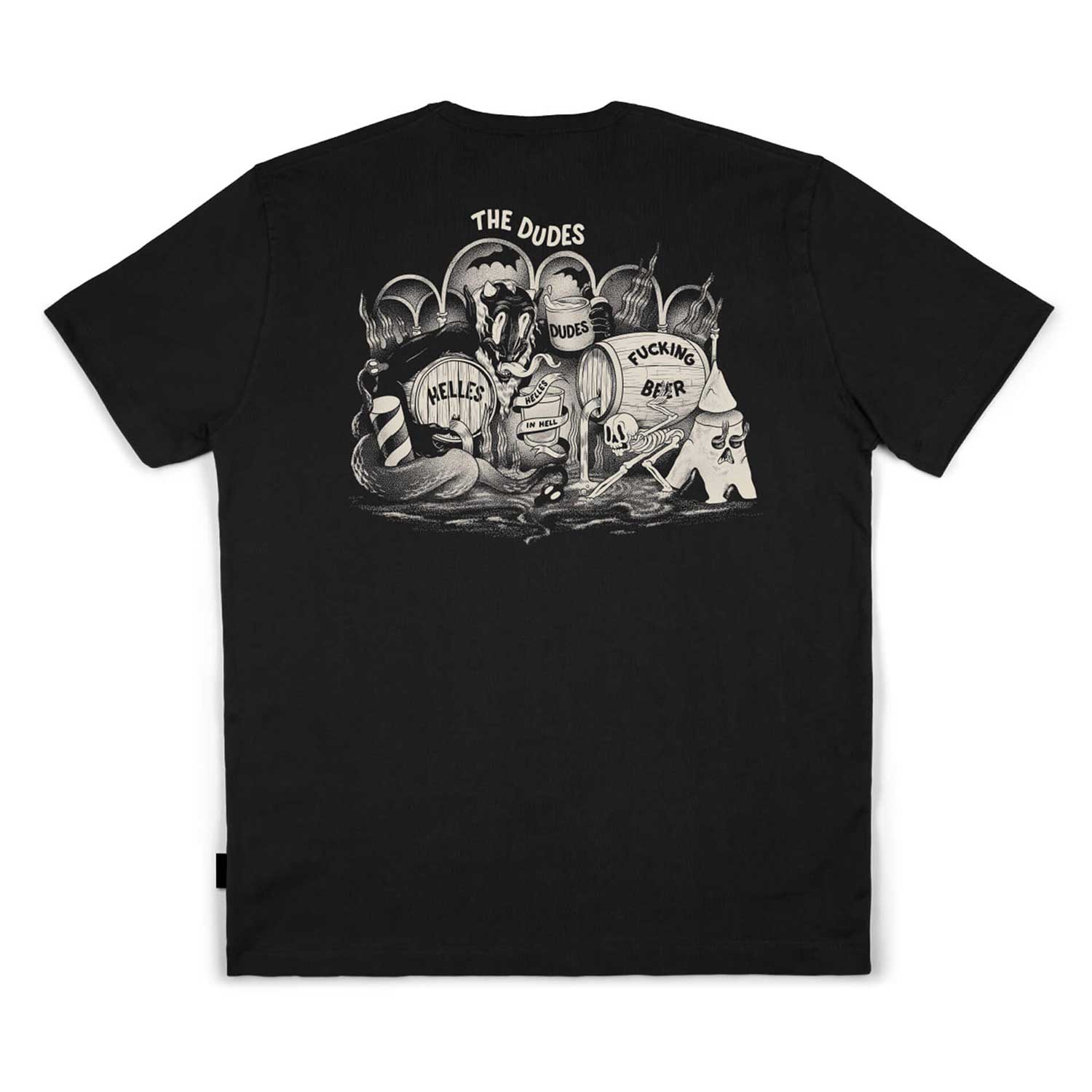 The Dudes Helles in Hell Classic T-Shirt - black XXXL