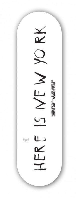 Pfeil Skateboard Deck HERE IS NEW YORK Pfeil Skateboard Deck HERE IS NEW YORK