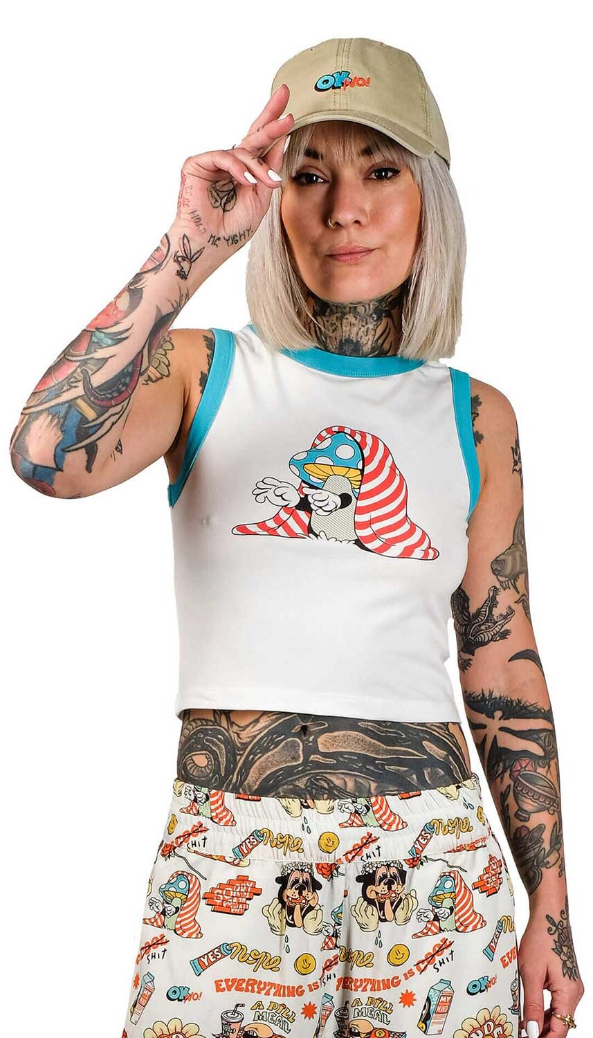 The Dudes Undercover Women Tank Top - off-white XS The Dudes Undercover Women Tank Top - off-white XXXL