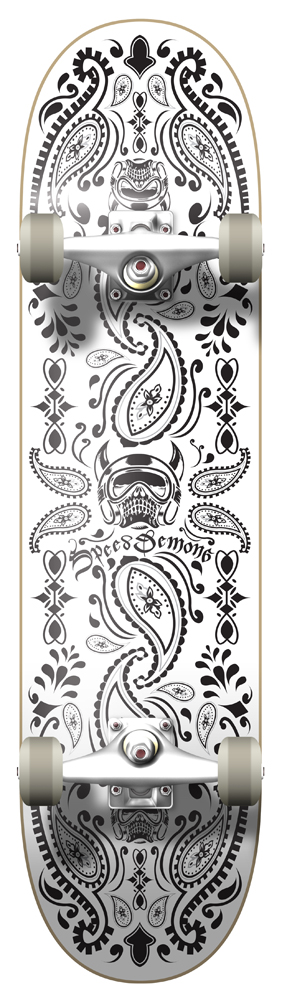 Speed Demons Komplettboard Bandana Black/White 7,75