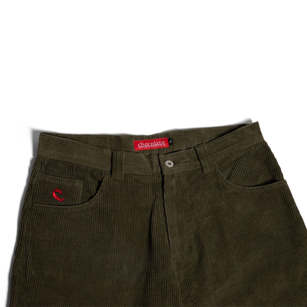 12270003-6 Hose Chocolate Cord Olive 42