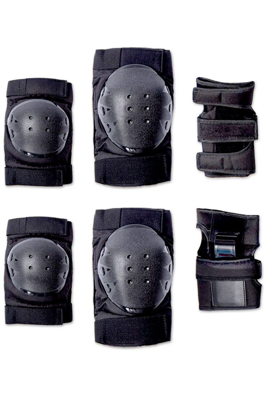Impact protector set for kids & teens - knee, elbow & wrist protectors (XS-L) S Impact protector set for kids & teens - knee, elbow & wrist protectors (XS-L) S