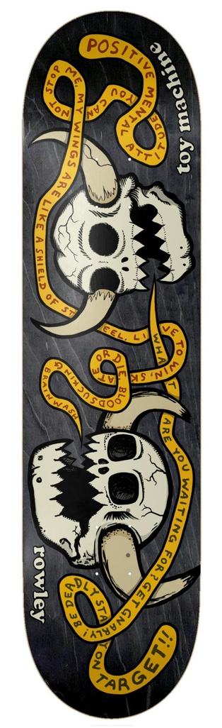 Toy Machine Rowley Skulls Pro Skateboard Deck 8.25