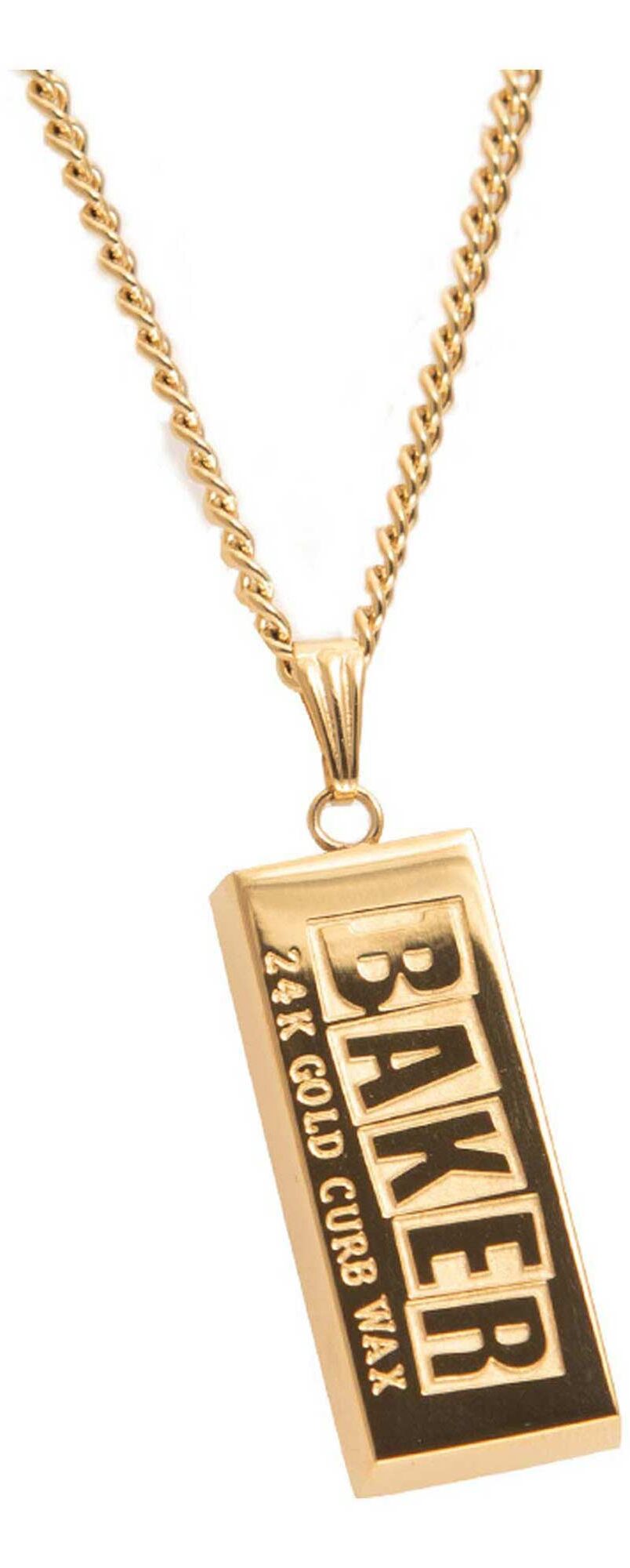 BAKER Necklace CURB WAX, gold