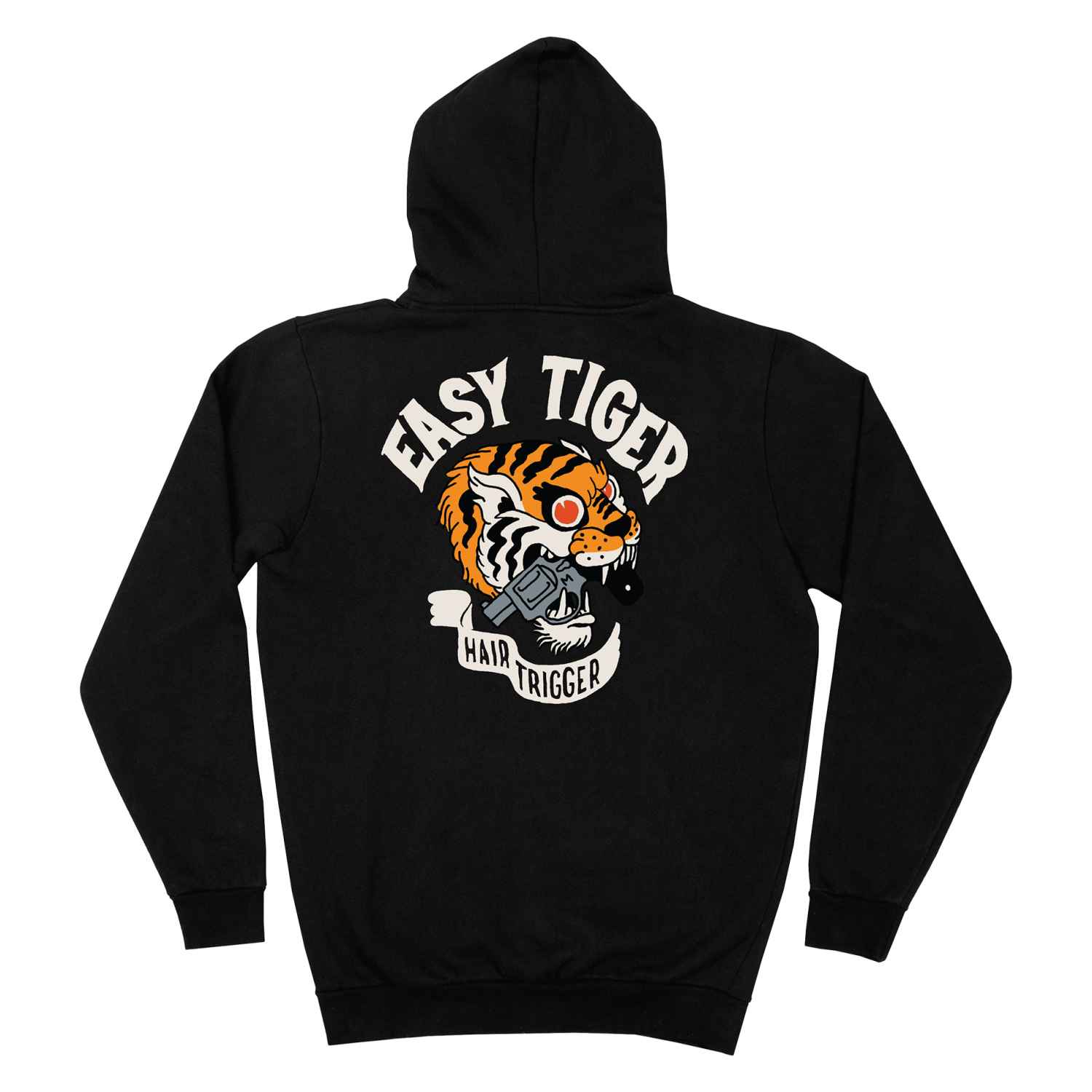 The Dudes Easy Tiger Hoodie - black The Dudes Easy Tiger Hoodie - black XXXL